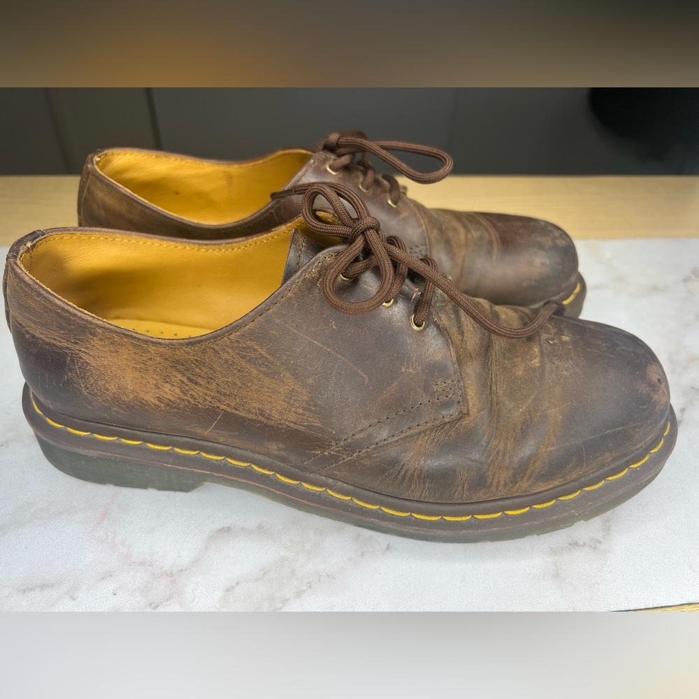 Dr. Marten’s 1461 Crazy Horse Leather Oxford Shoes